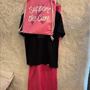 NWT Susan G. Komen Breast Cancer Awareness 3-Piece Set Size Small